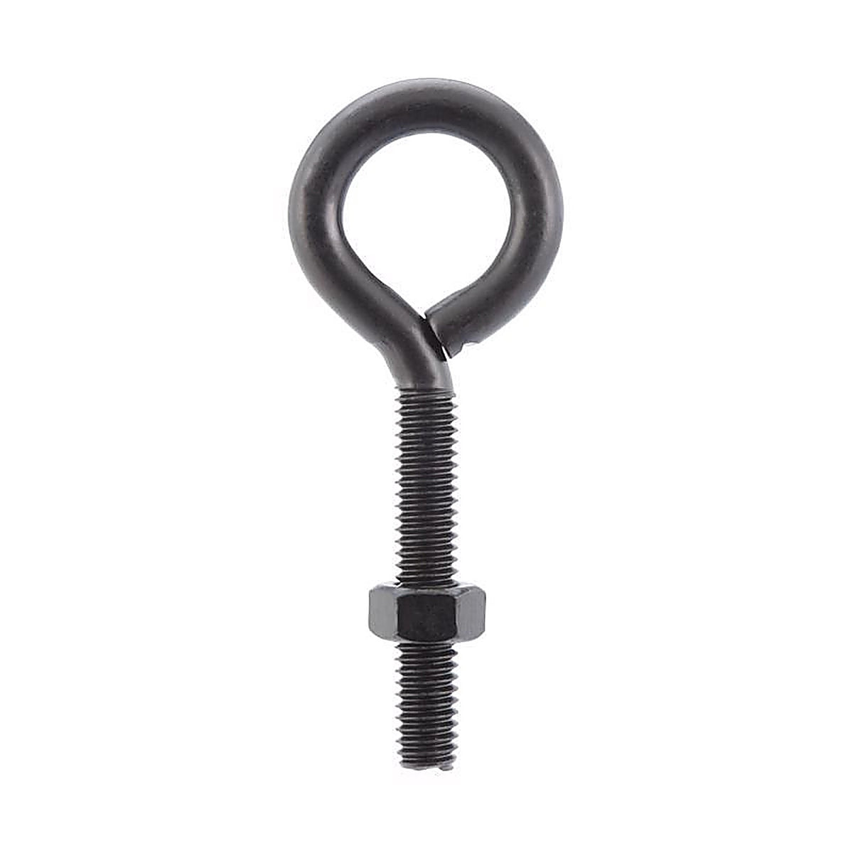Wright - 02-3456-309 - 5/16 In. X 3-1/4 In. L Black Steel Eyebolt Nut Included