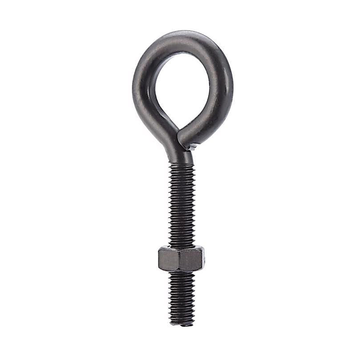 Wright - 02-3456-309 - 5/16 In. X 3-1/4 In. L Black Steel Eyebolt Nut Included