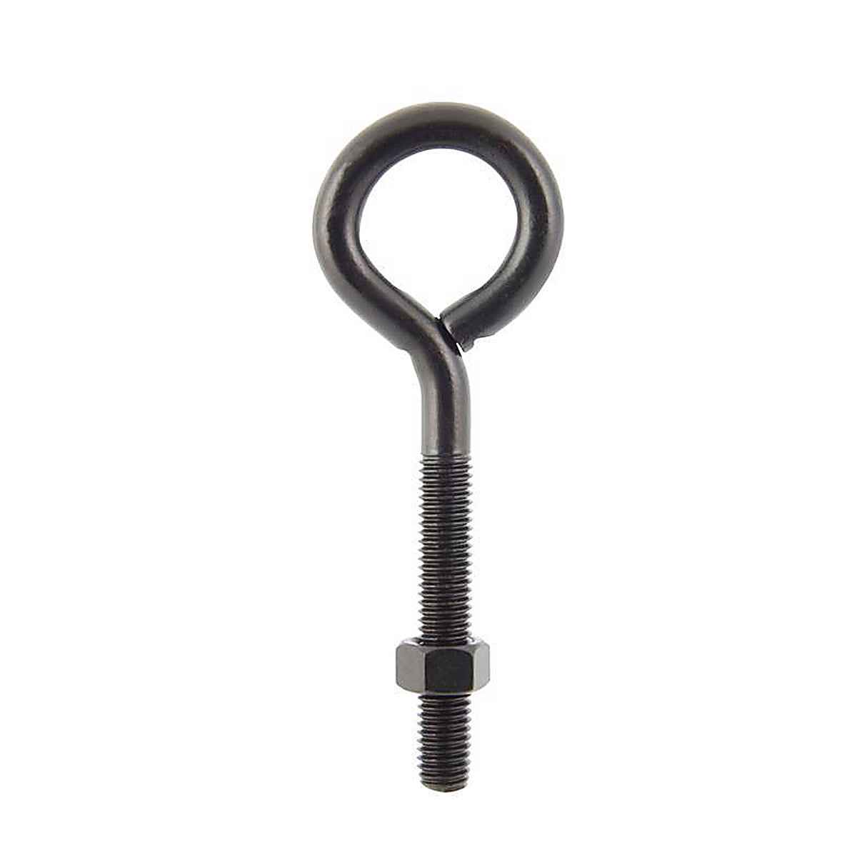 Wright - 02-3456-313 - 1/2 In. X 6 In. L Black Steel Eyebolt Nut Included