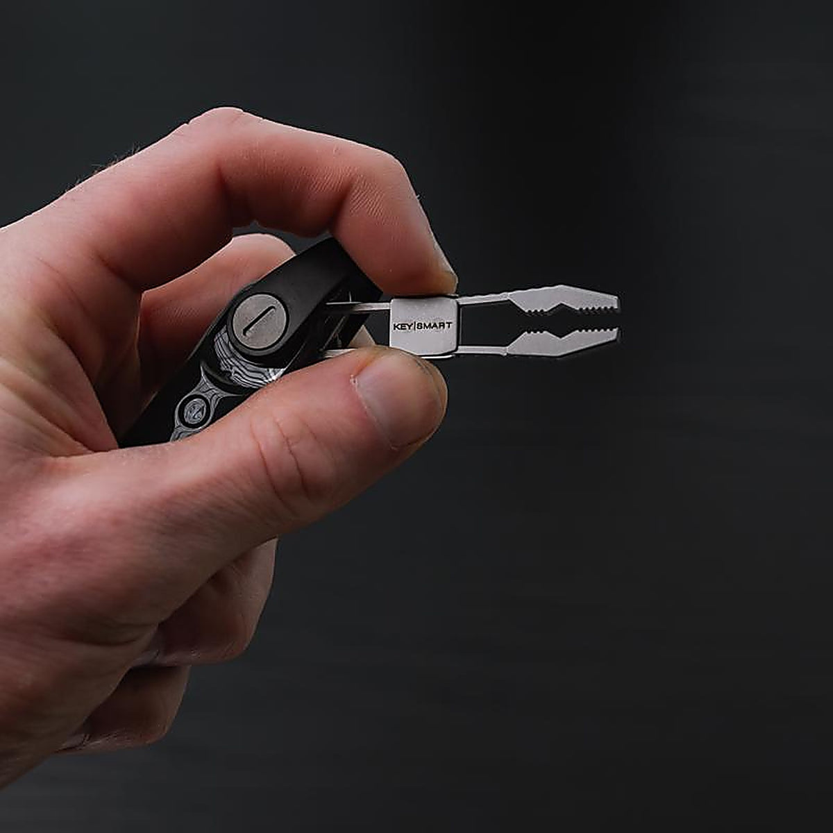 Keysmart - KS121-SS - Nano Pliers Stainless Steel Silver Compact Pliers Key Tool
