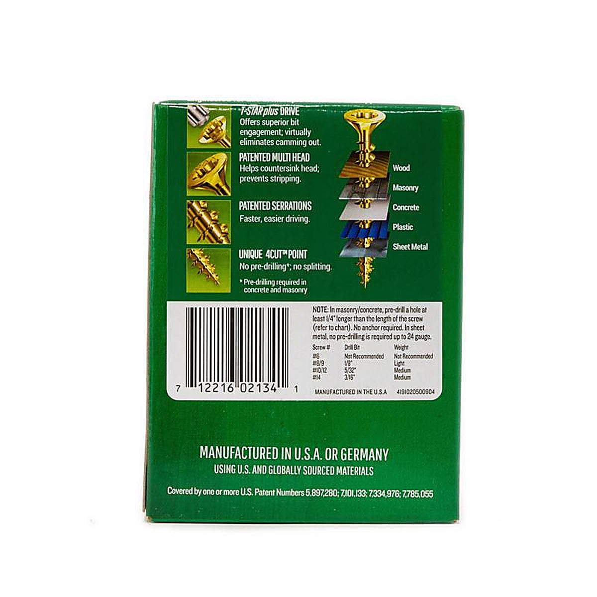 Spax - 4191020500904 - Multi-Material No. 10 In. X 3-1/2 In. L T-20+ Flat Head Serrated Construction Screws