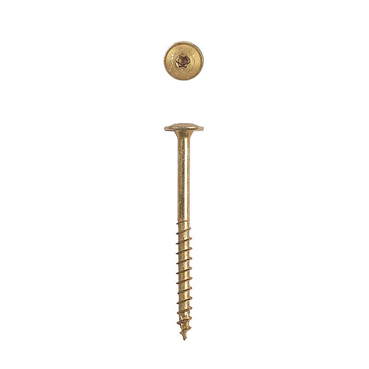 Spax - 4281020500604 - Multi-Material No. 10 In. X 2-1/2 In. L T-20+ Wafer Head Serrated Construction Screws