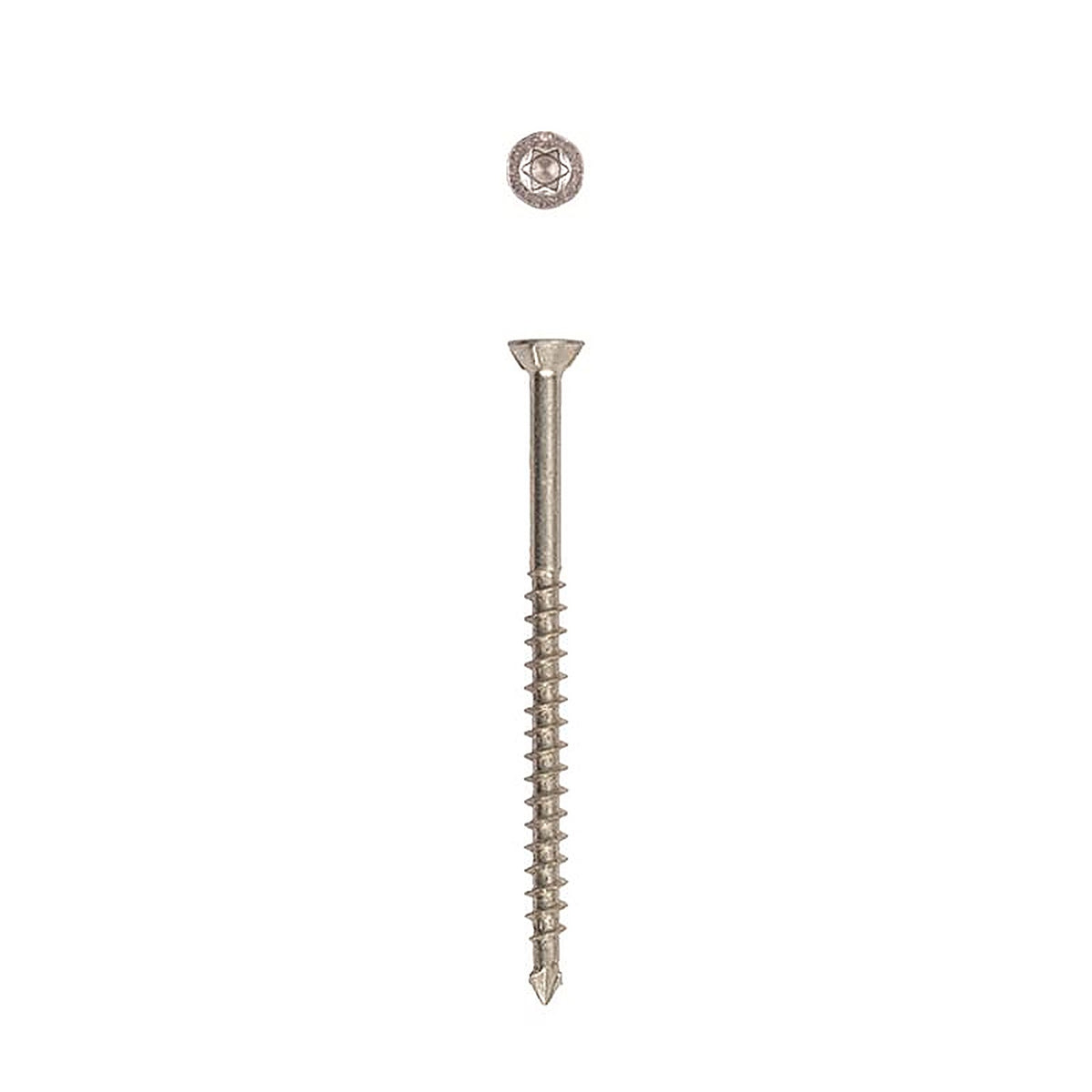 Spax - 4351010400604 - Mdf No. 8 In. X 2-1/2 In. L T-20+ Trim Head Serrated Construction Screws