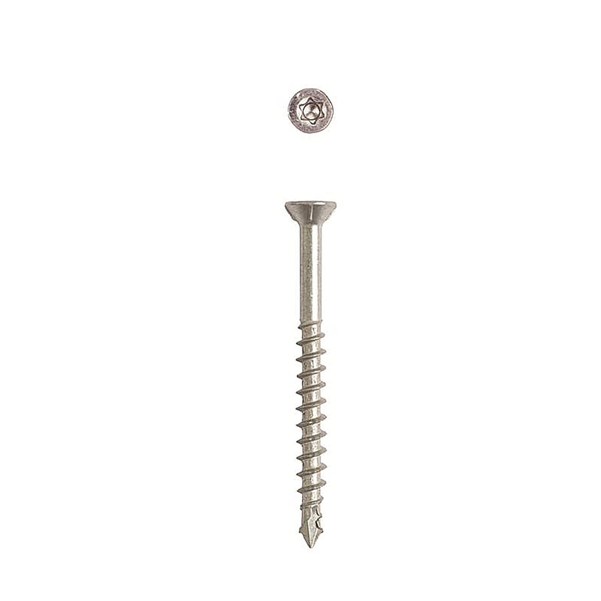 Spax - 4351010350404 - Mdf No. 6 In. X 1-1/2 In. L Star Trim Head Serrated Construction Screws