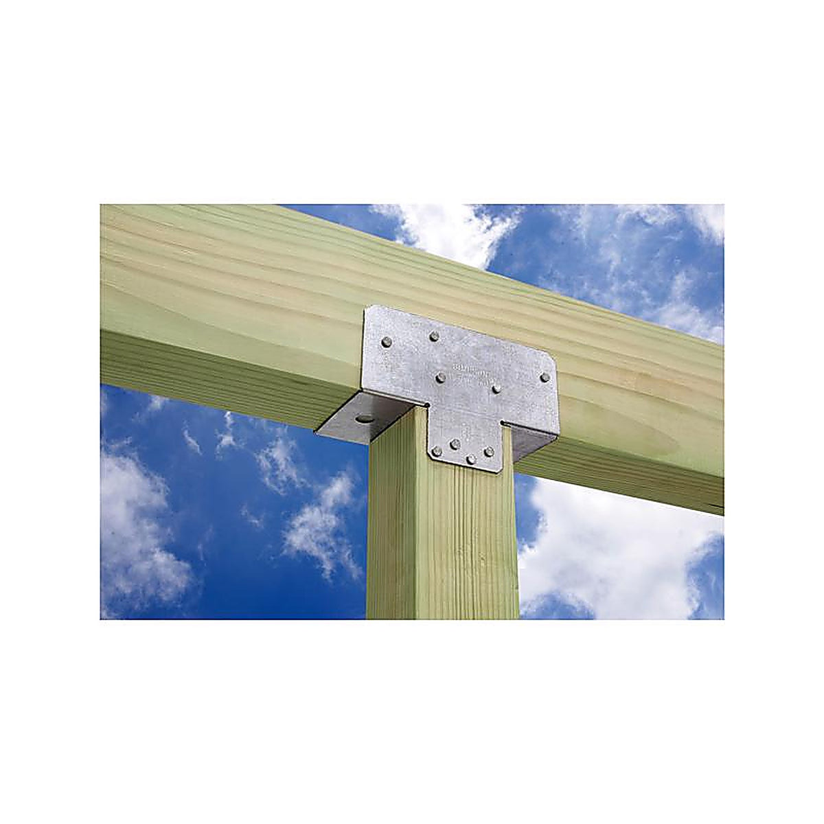 Simpson Strong-Tie - PC4Z - 4 In. H X 3.56 In. W 16 Ga. Galvanized Steel Post Cap