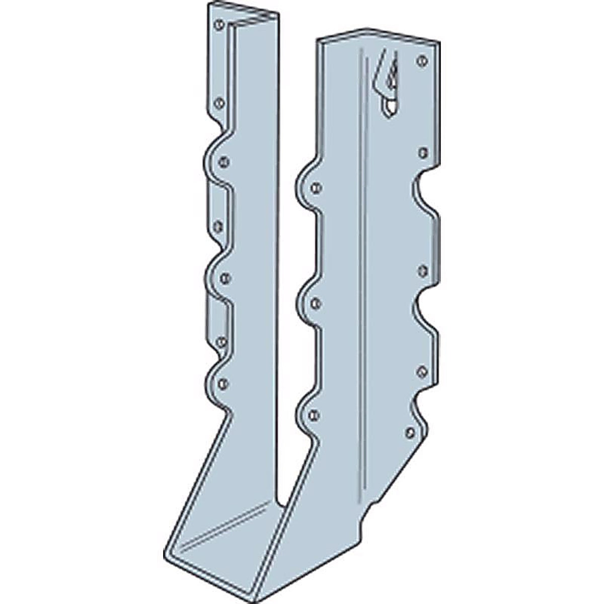Simpson Strong-Tie - U210R - 9.13 In. H X 2 In. W 16 Ga. Galvanized Steel Joist Hanger