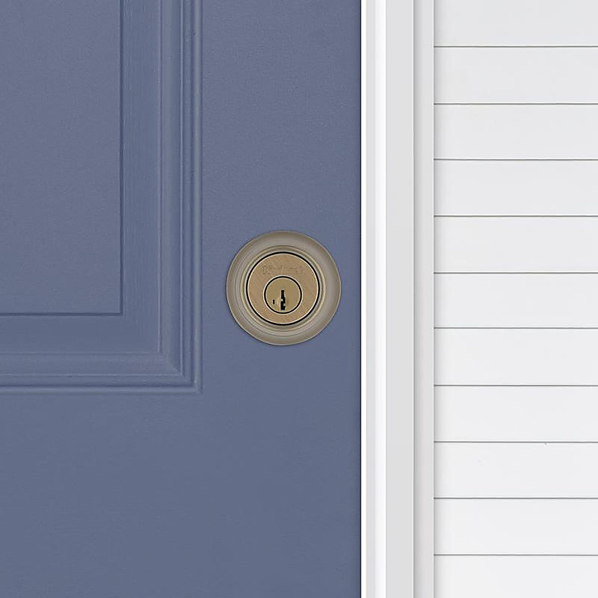 Kwikset - 96600-749 - Smartkey Security Antique Brass Metal Single Cylinder Deadbolt