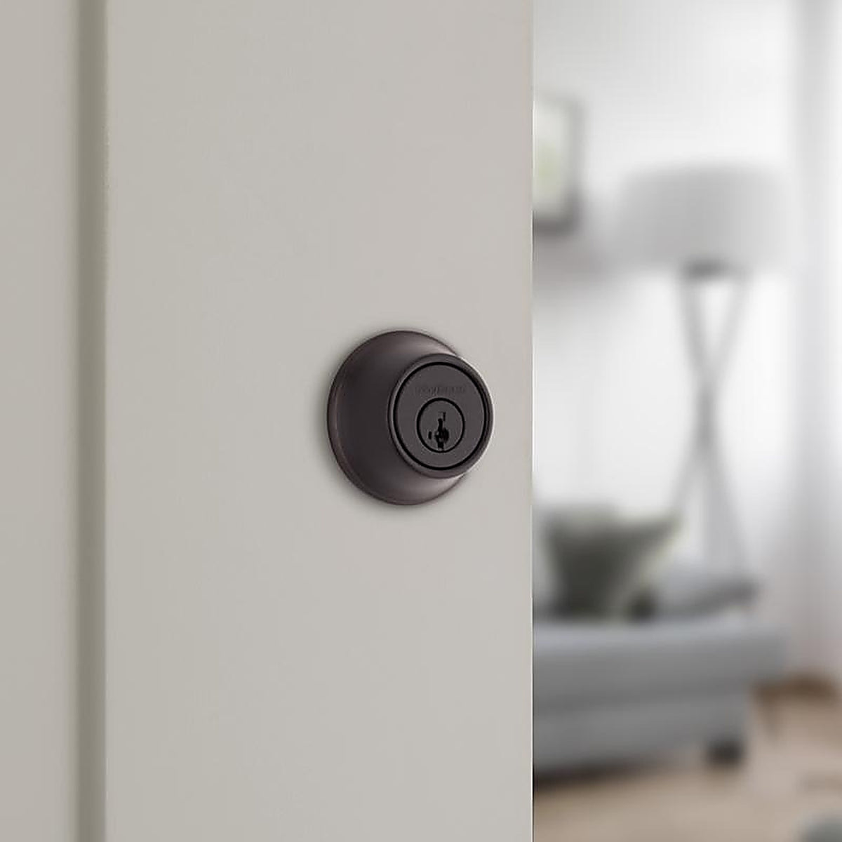 Kwikset - 96600-751 - Smartkey Security Venetian Bronze Metal Single Cylinder Deadbolt