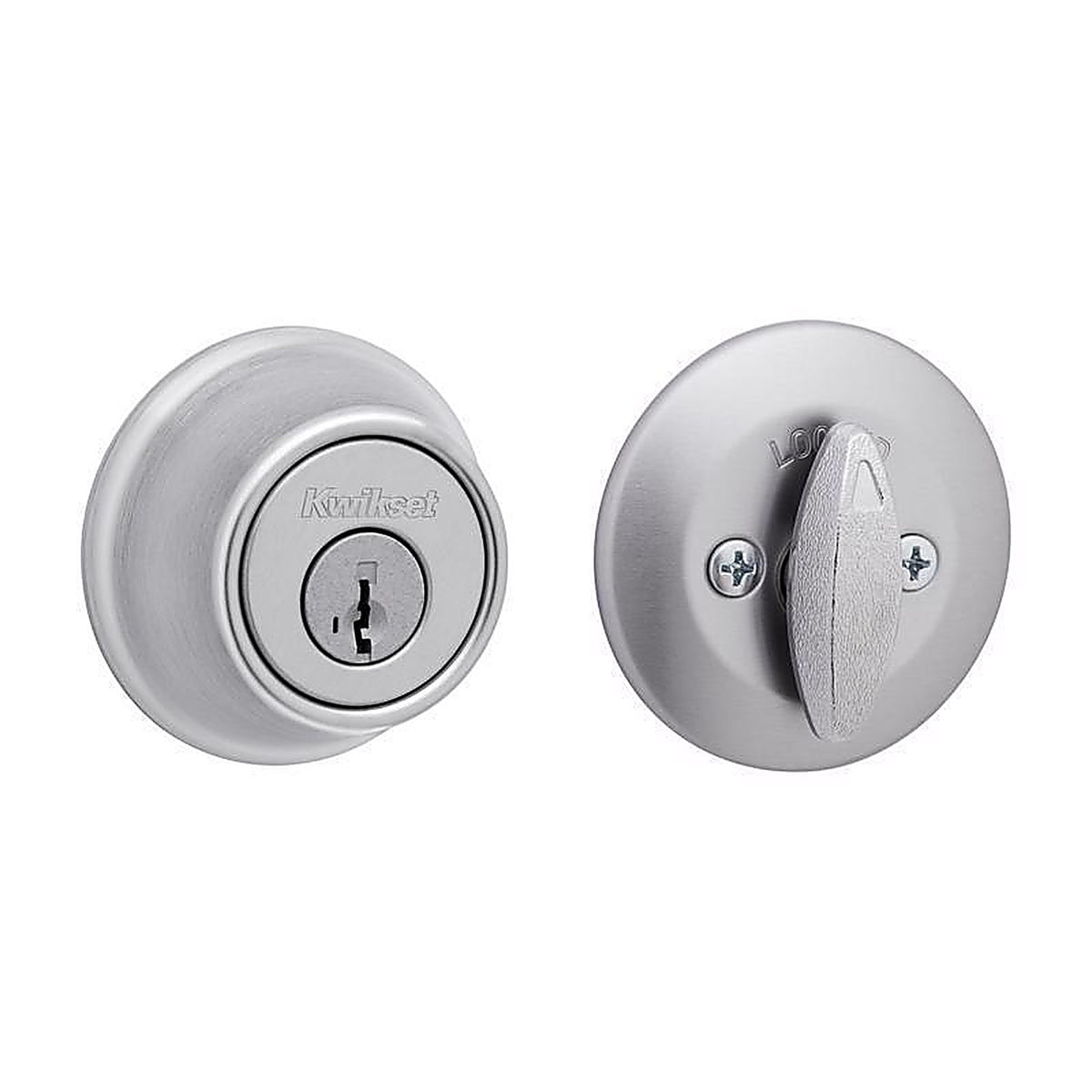 Kwikset - 96600-767 - Smartkey Security Satin Chrome Metal Single Cylinder Deadbolt