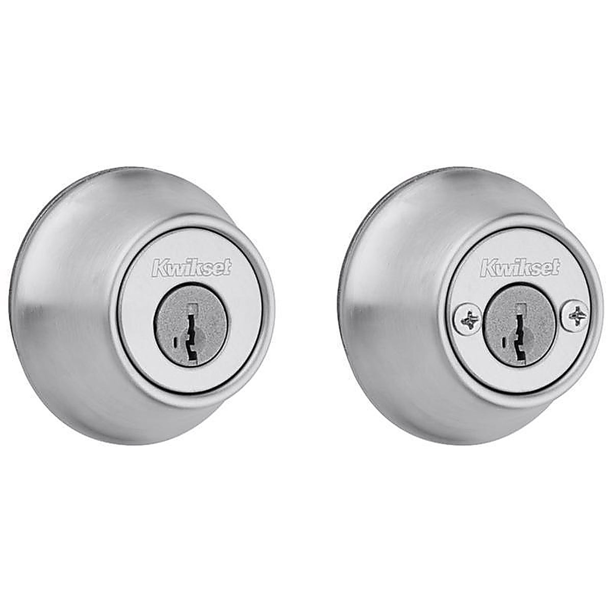 Kwikset - 96650-511 - Smartkey Security Satin Chrome Metal Double Cylinder Deadbolt