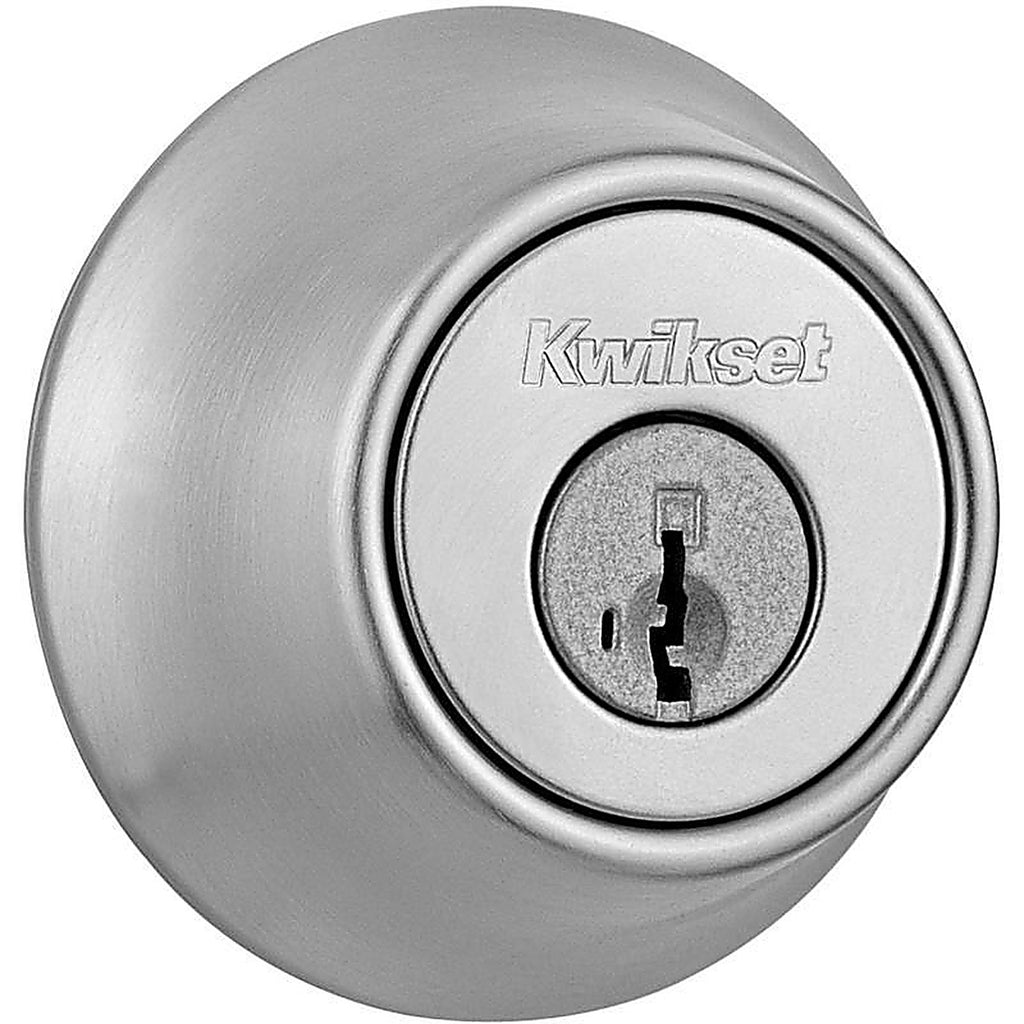 Kwikset - 96650-511 - Smartkey Security Satin Chrome Metal Double Cylinder Deadbolt