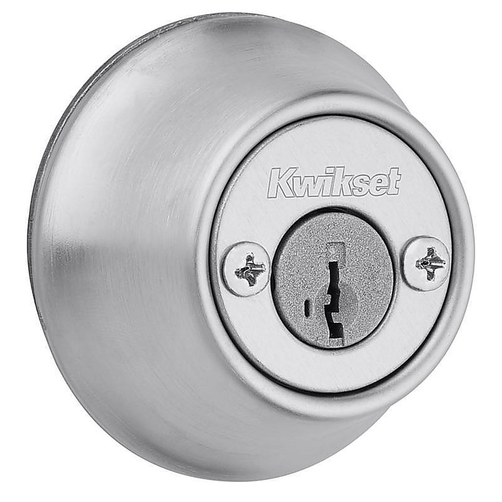 Kwikset - 96650-511 - Smartkey Security Satin Chrome Metal Double Cylinder Deadbolt