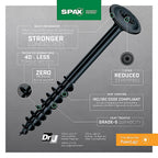 Spax - 4581820701277 - Powerlags 1/4 In. X 5 In. L Washer High Corrosion Resistant Carbon Steel Lag Screw 1 Pack
