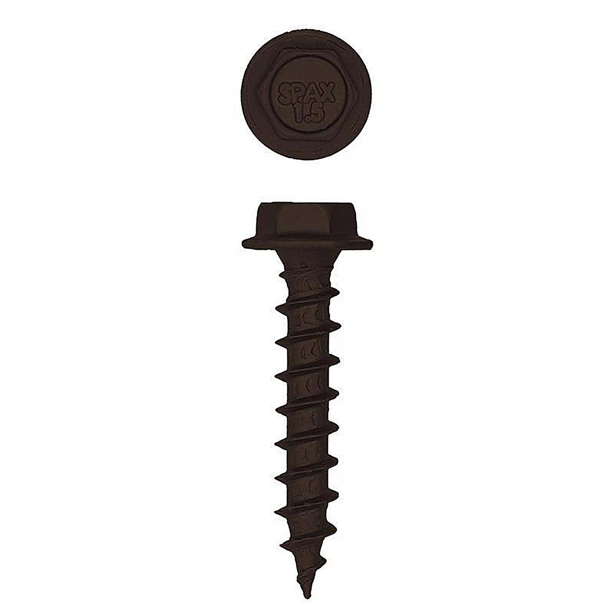 Spax - 45718207004043 - Powerlags 1/4 In. X 1-1/2 In. L Washer High Corrosion Resistant Carbon Steel Lag Screw 12 Pack