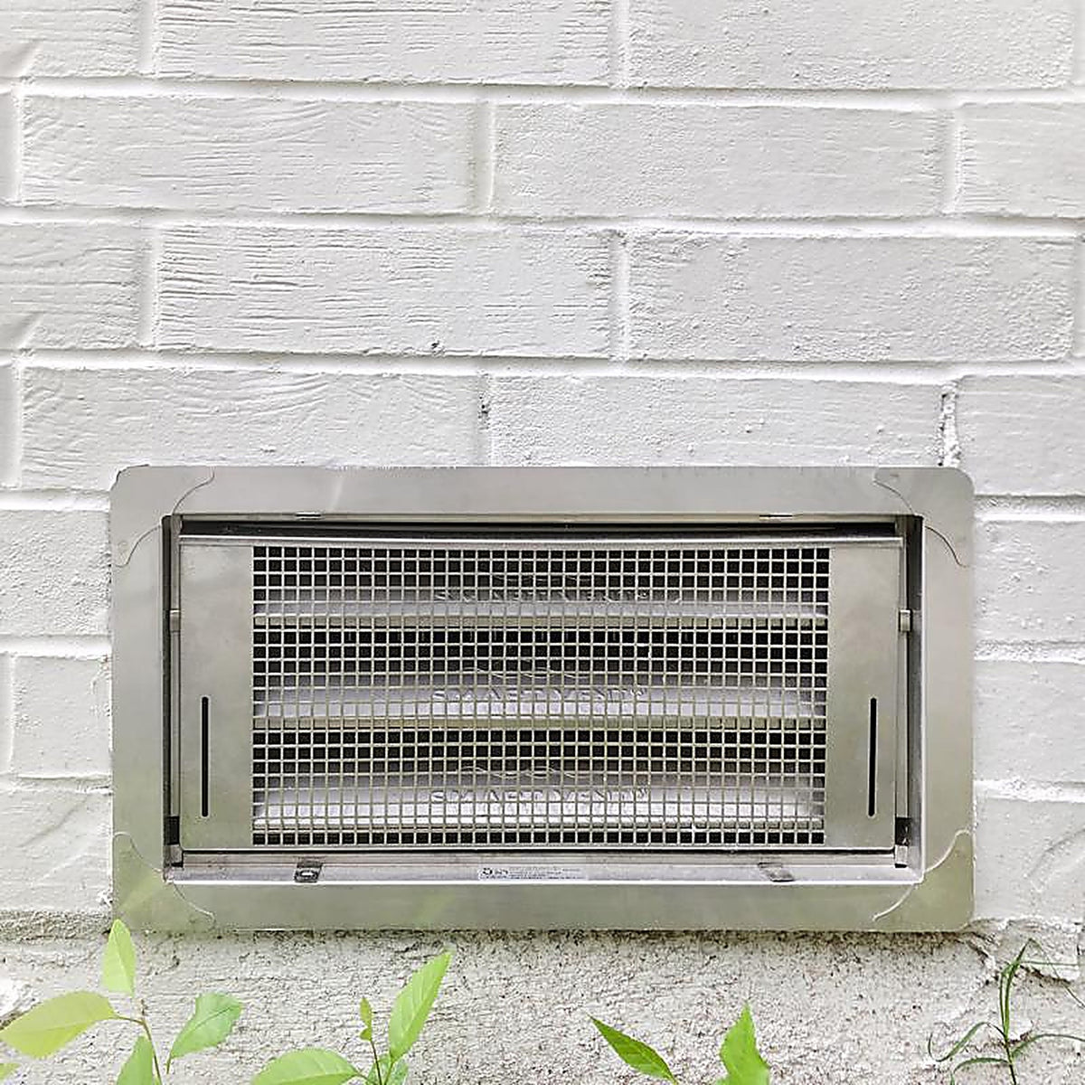 Smart Vent - 1540-510 - 8 In. H X 16 In. W Silver Stainless Steel Flood Vent