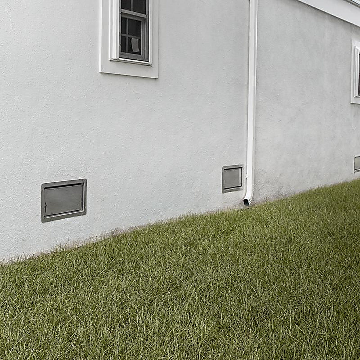 Smart Vent - 1540-520 - 8 In. H X 16 In. W Silver Stainless Steel Flood Vent