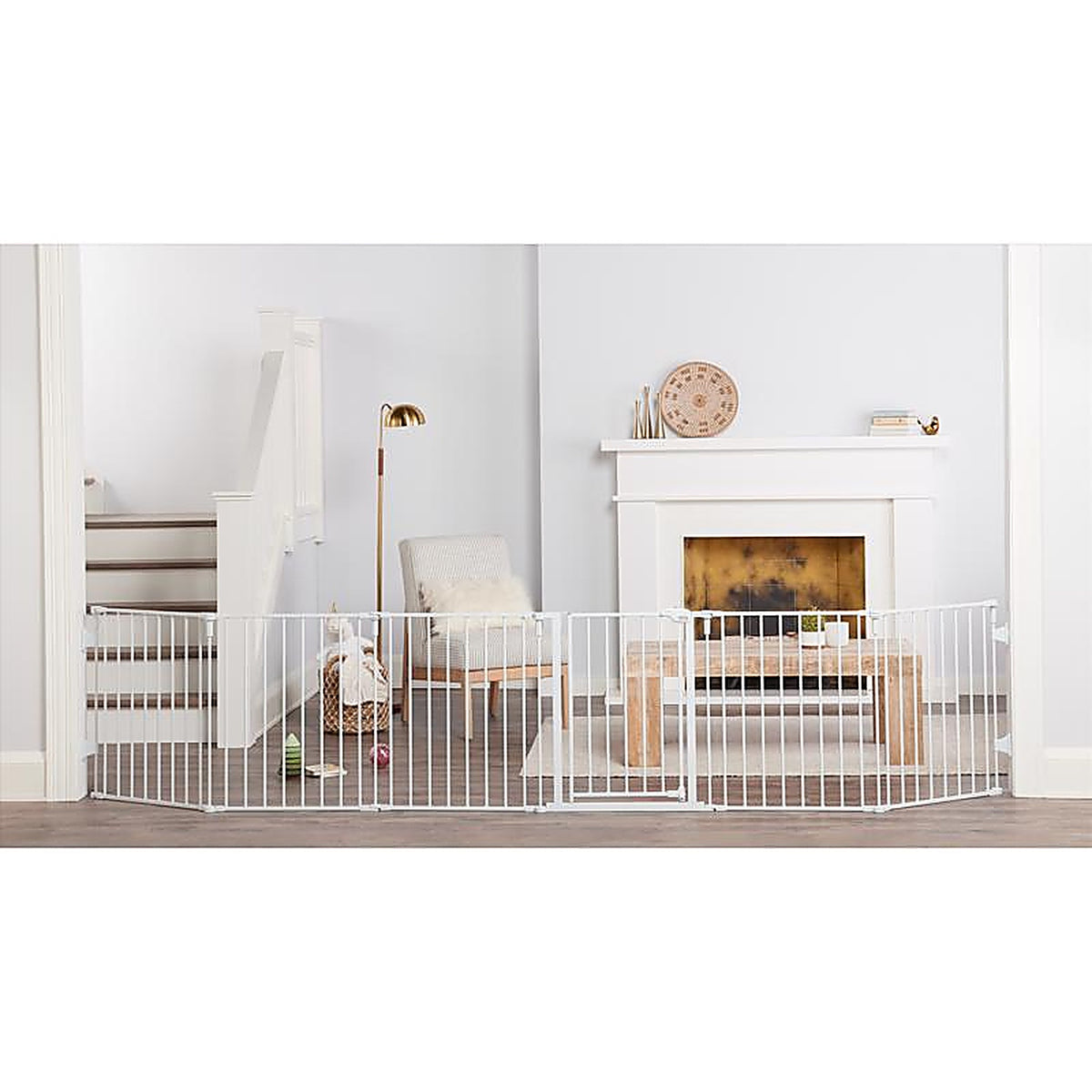 Regalo - 1345 - White 28 In. H X 144 In. W Metal Safety Gate