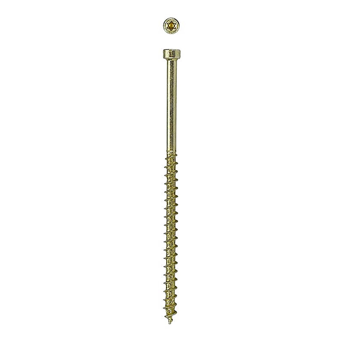 Spax - 42318704003168 - Powertrim No. 8 In. X 3-1/8 In. L Star Round Head Serrated Trim Screws