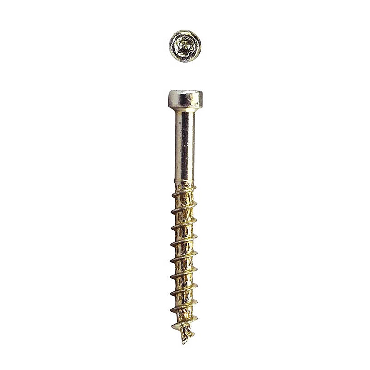 Spax - 42318704004068 - Powertrim No. 8 In. X 1-1/2 In. L Star Round Head Serrated Trim Screws