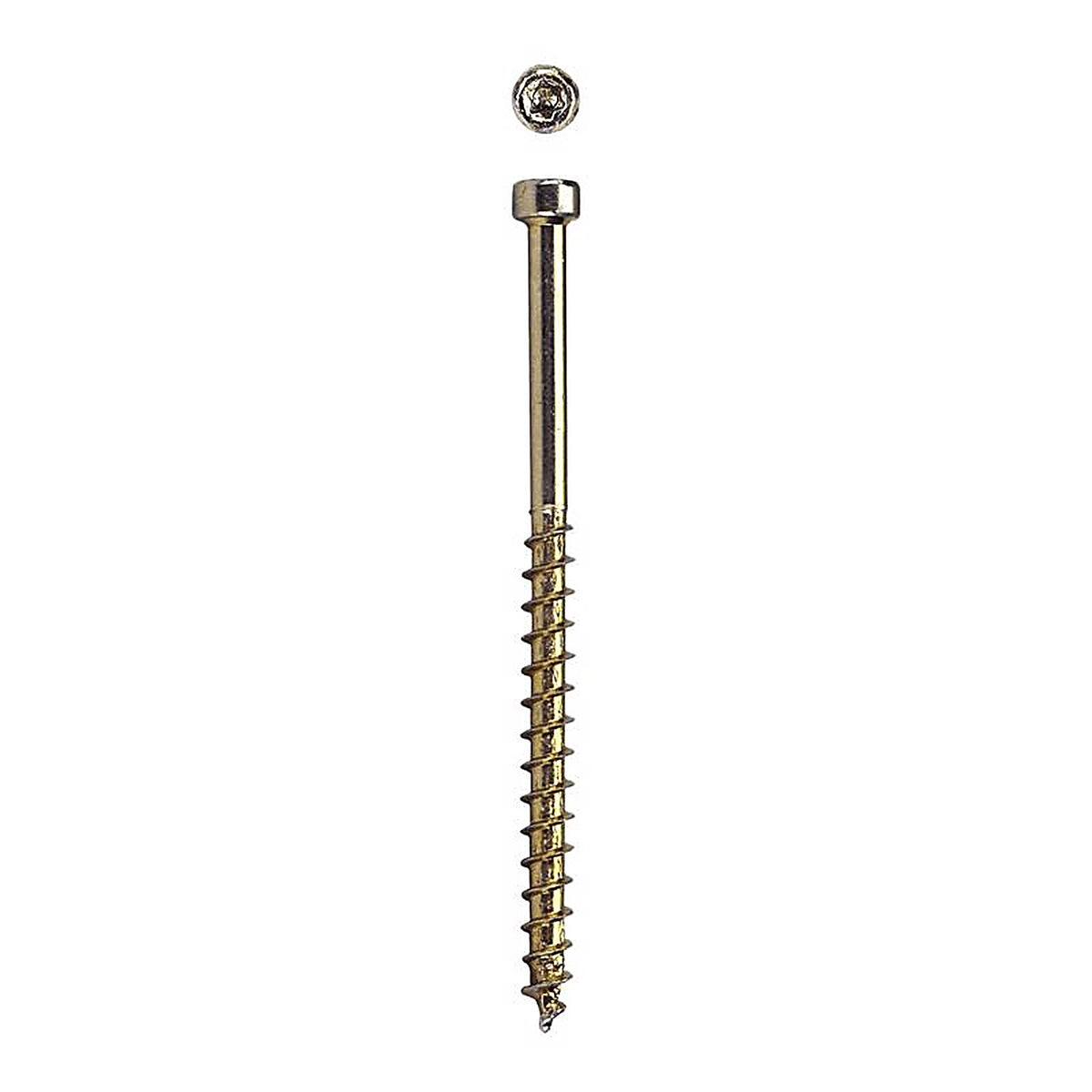 Spax - 42318704006068 - Powertrim No. 8 In. X 2-1/2 In. L Star Round Head Serrated Trim Screws