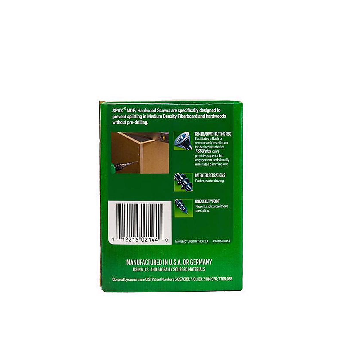 Spax - 4351010400454 - Mdf No. 8 In. X 1-3/4 In. L T-20+ Trim Head Serrated Construction Screws