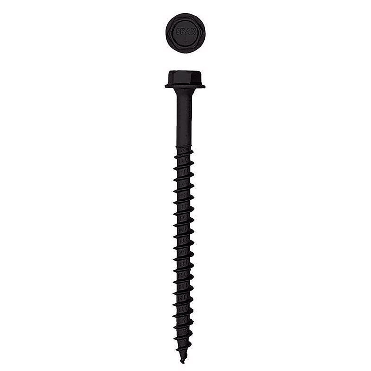 Spax - 45718208010043 - Powerlags 5/16 In. X 4 In. L Washer High Corrosion Resistant Carbon Steel Lag Screw 12 Pack