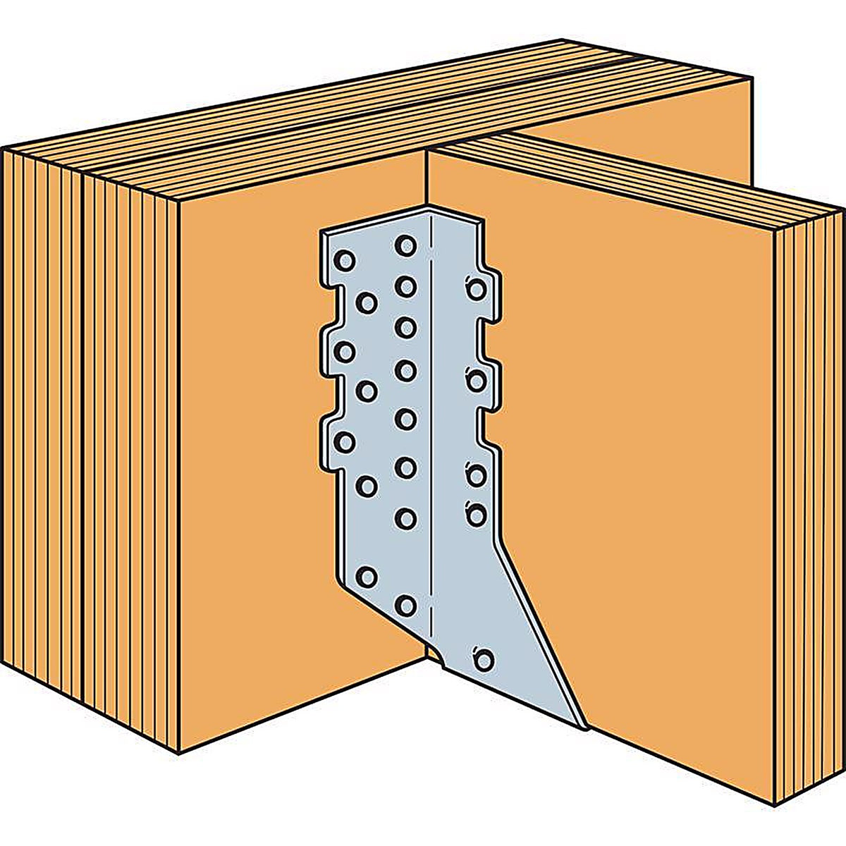 Simpson Strong-Tie - HUS1.81/10 - 8.87 In. H X 1.8 In. W 16 Ga. Galvanized Steel Joist Hanger