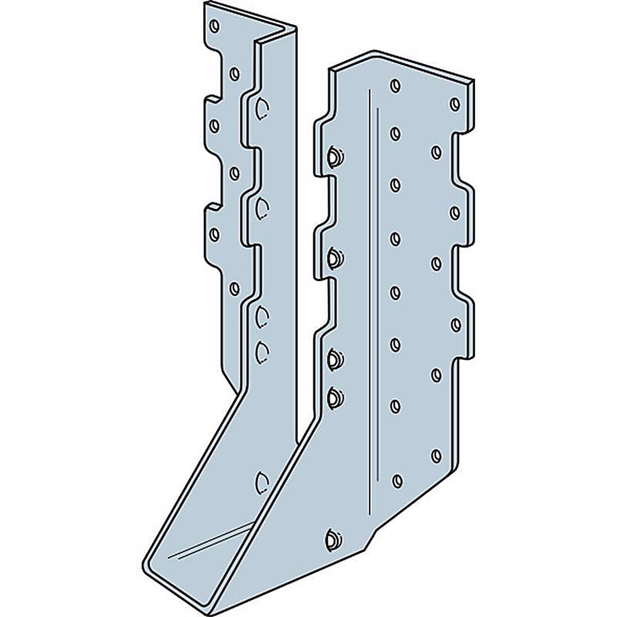 Simpson Strong-Tie - HUS1.81/10 - 8.87 In. H X 1.8 In. W 16 Ga. Galvanized Steel Joist Hanger