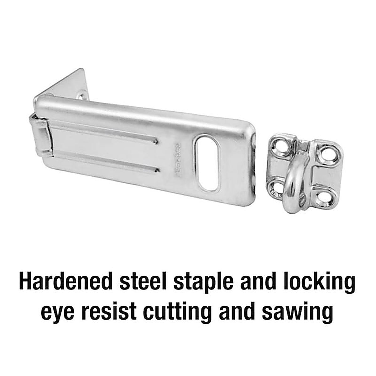Master Lock - 704DHC - Zinc-Plated Hardened Steel 4 In. L Hasp 1 Pack