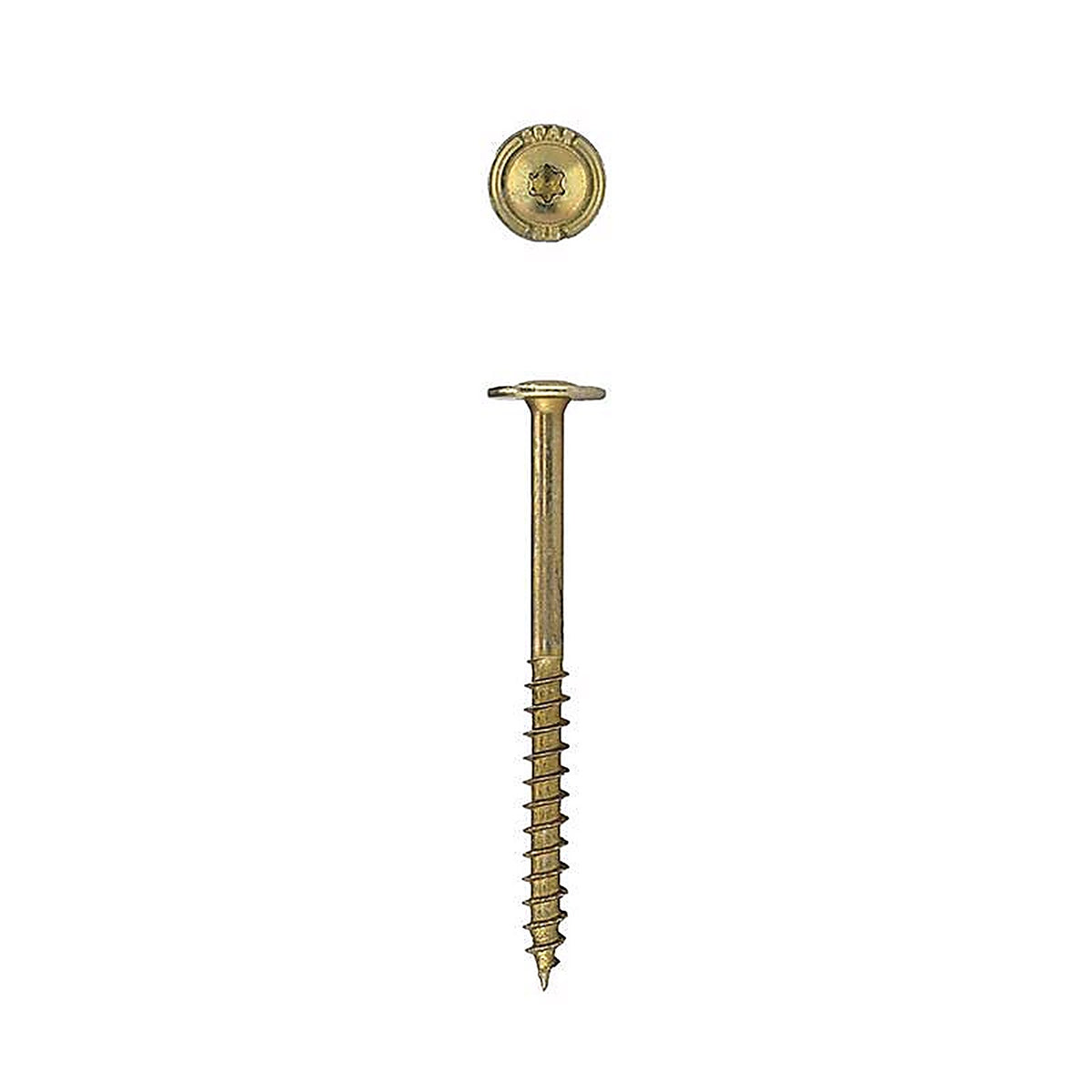 Spax - 45810207009043 - Powerlags 1/4 In. In. X 3-1/2 In. L Star Washer Head Serrated Structural Screws