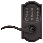 Schlage - FE789WBVCAM716A - Encode Aged Bronze Metal Wi-Fi Deadbolt with Accent Lever