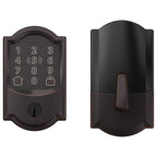 Schlage - BE499WBVCAM716 - Encode Plus Aged Bronze Metal Wi-Fi Deadbolt with Camelot Trim