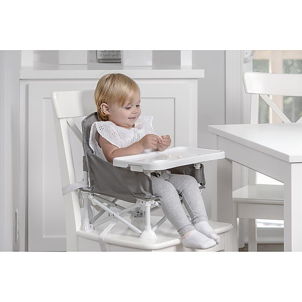 Regalo - 3512 DS - My Chair Gray Metal/Nylon Portable Booster Seat 1 Pack