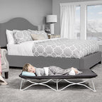 Regalo - 5003 - My Cot Gray Metal Toddler Bed 1 Pack