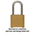 Master Lock - 875DLH - 1.13 In. H X 2 In. W X 6.5 In. L Steel 4-Digit Combination Padlock