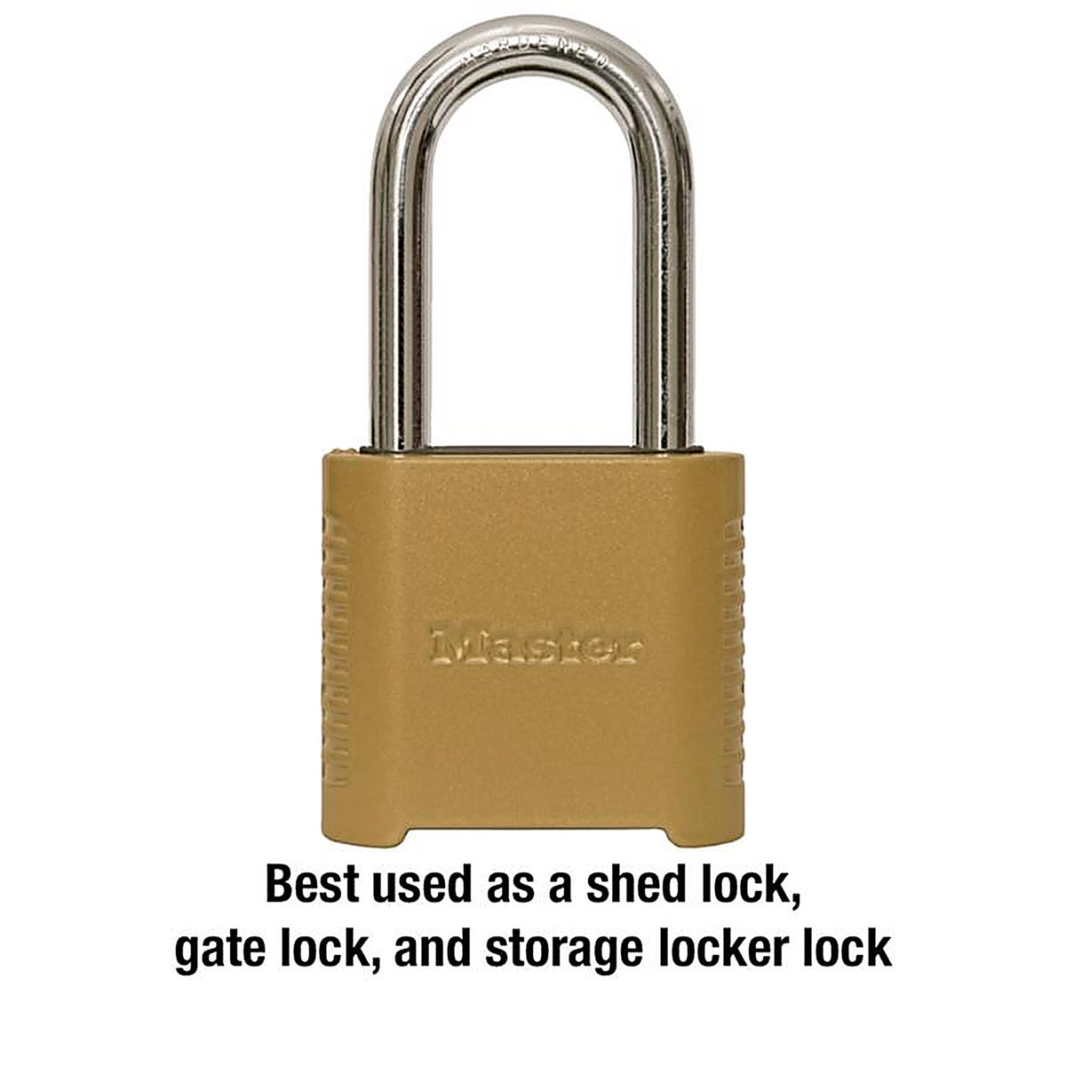 Master Lock - 875DLH - 1.13 In. H X 2 In. W X 6.5 In. L Steel 4-Digit Combination Padlock