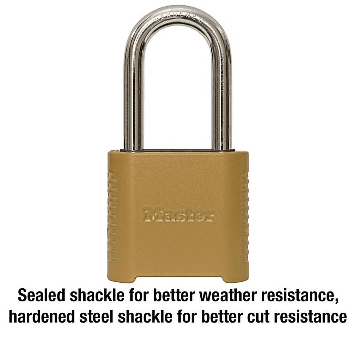 Master Lock - 875DLH - 1.13 In. H X 2 In. W X 6.5 In. L Steel 4-Digit Combination Padlock
