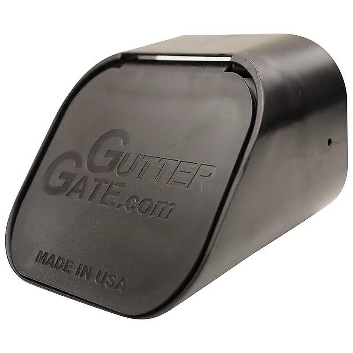 Guttergate - GG2X3A-BLACK - 2 In. H X 2 In. W X 3 In. L Black Plastic Rectangular Downspout Adapter