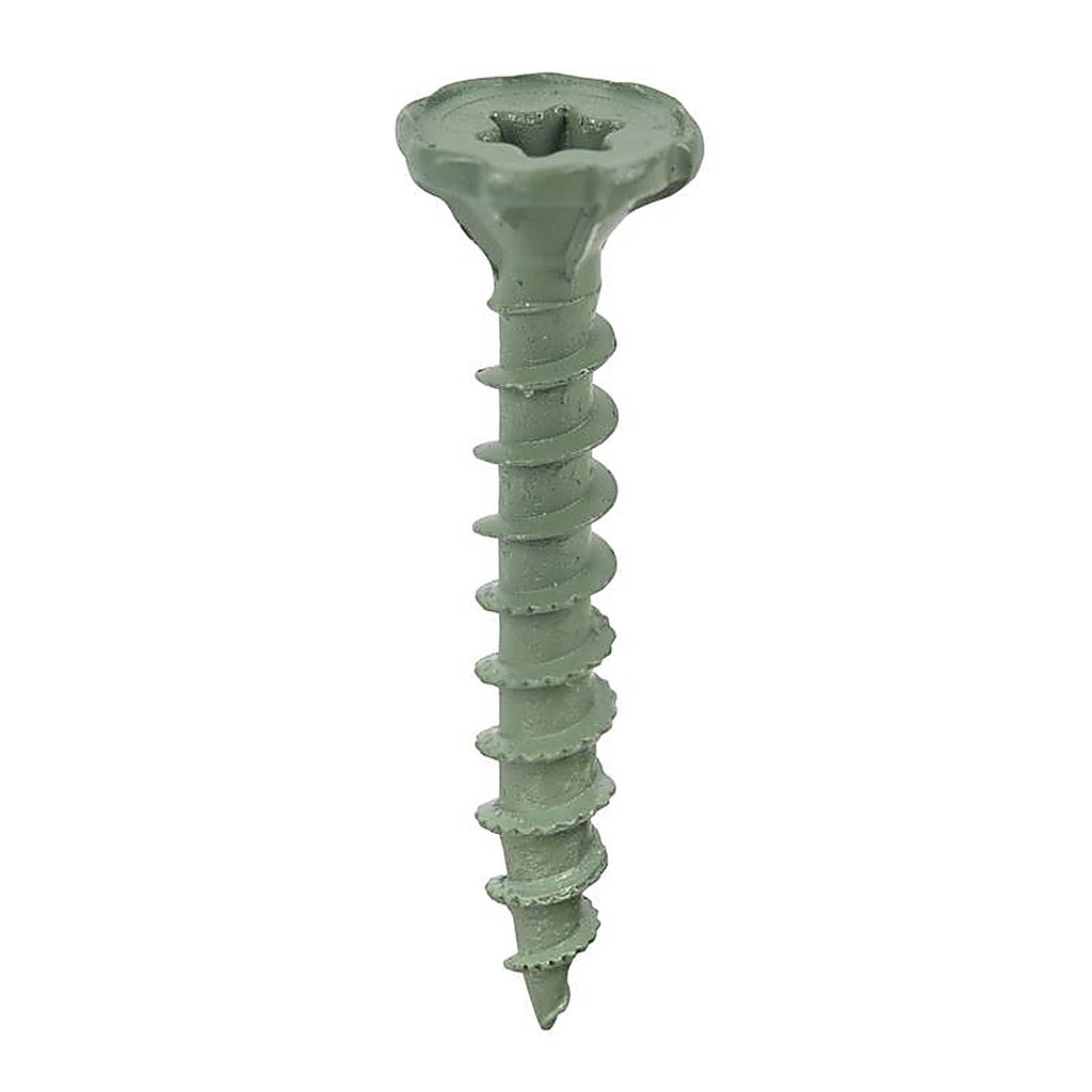 Backer-On - 23510 - Rock-On No. 9 X 1-5/8 In. L Star Patented Serrated Head Serrated Cement Board Screws