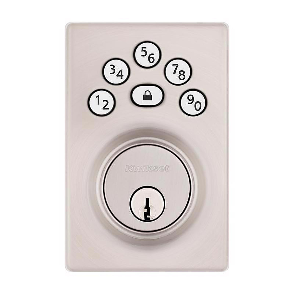 Kwikset - 992400-004 - Powerbolt Satin Nickel Zinc Electronic Deadbolt