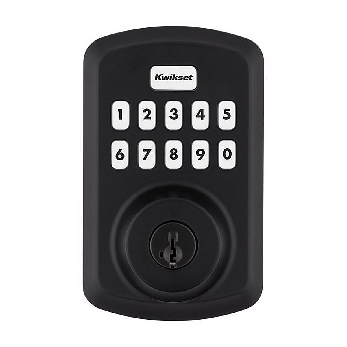 Kwikset - 992500-004 - Matte Black Metal Electronic Touch Pad Deadbolt