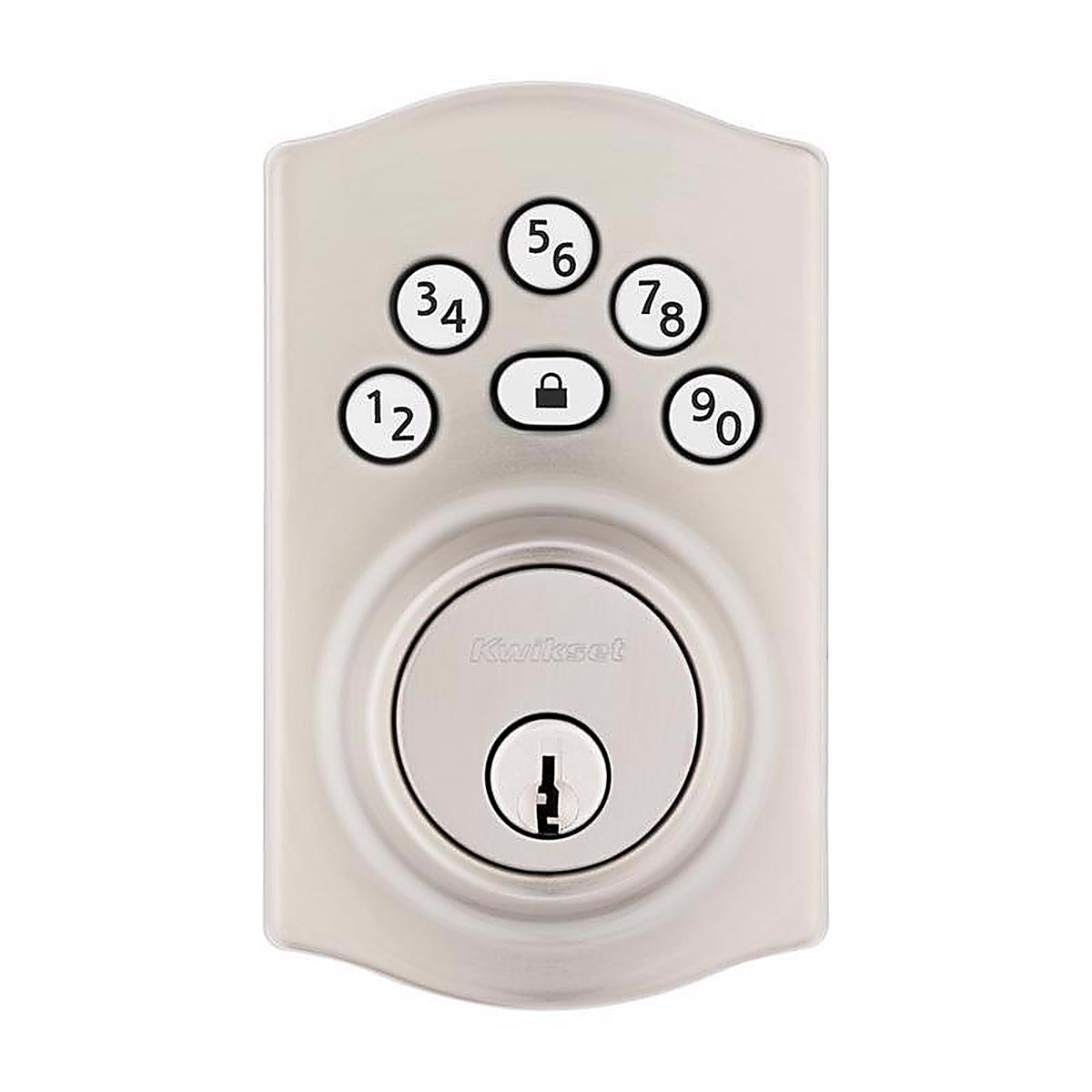 Kwikset - 992400-002 - Satin Nickel Metal Electronic Keypad Entry Lock
