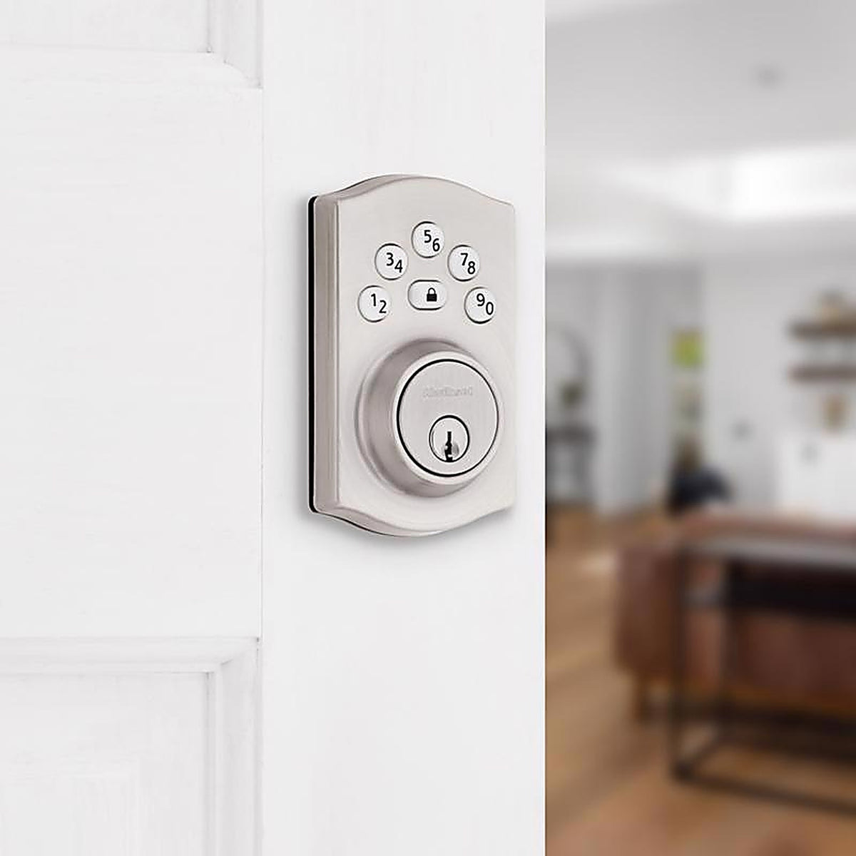 Kwikset - 992400-002 - Satin Nickel Metal Electronic Keypad Entry Lock