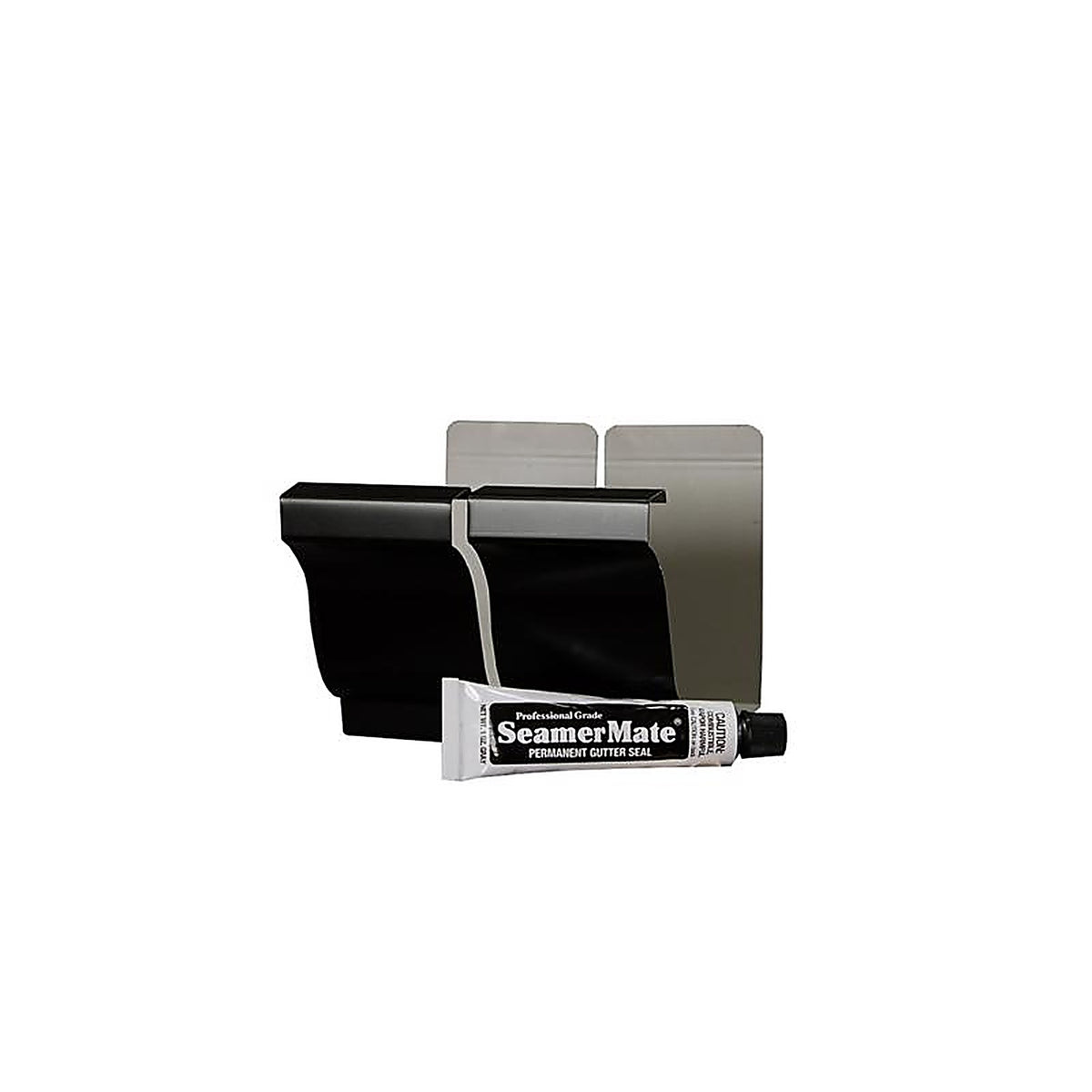 Amerimax - 2500835HP - 3 In. H X 5 In. W X 3 In. L Black Aluminum K Gutter Connector