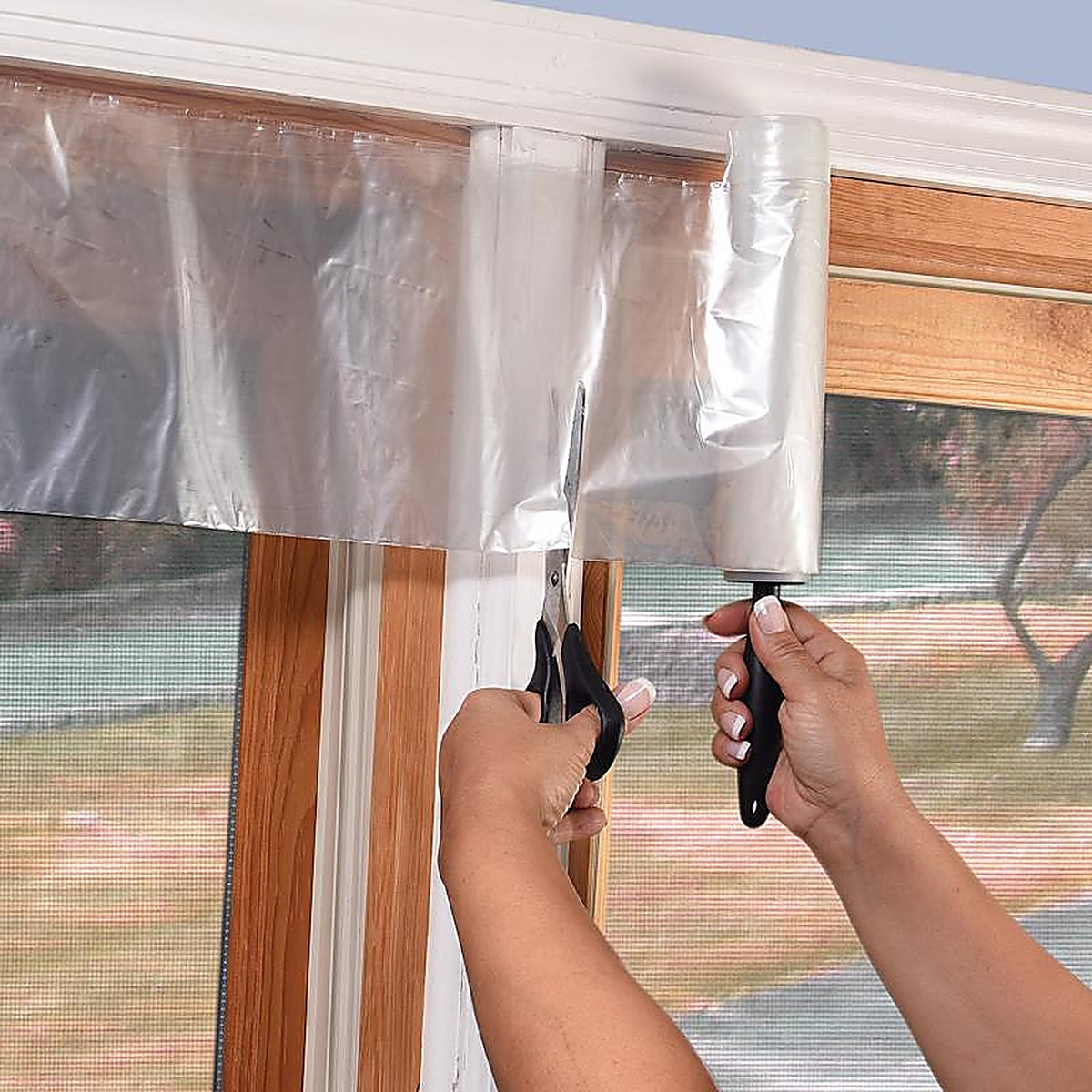 Frost King - EZ8336 - Ezroll Clear Indoor Window Film Insulator Kit 62 In. W X 126 In. L