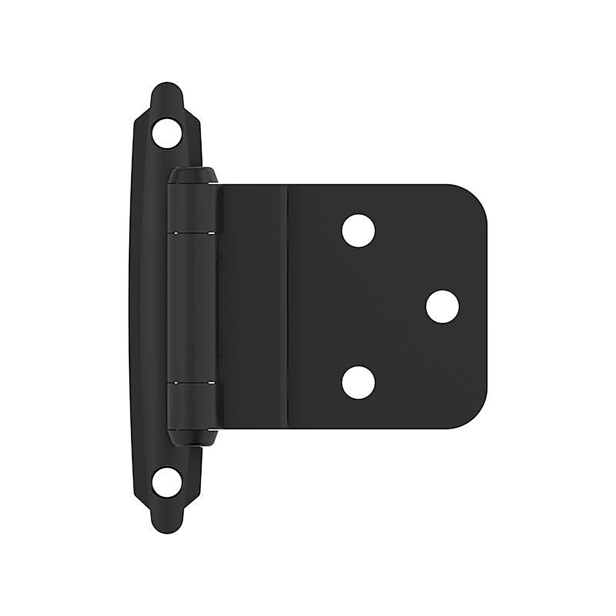 Amerock - BPR3428FB - 2-15/79 In. W X 2-3/4 In. L Matte Black Steel Inset Hinge 2 Pack