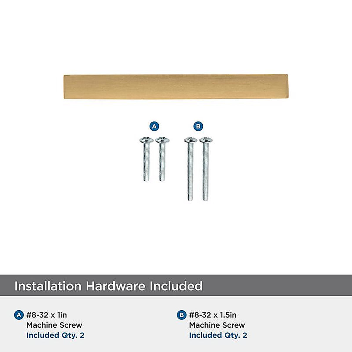 Amerock - BP36578CZ - Contemporary Bar Cabinet Pull 3 In. Champagne Bronze Gold 1 Pack