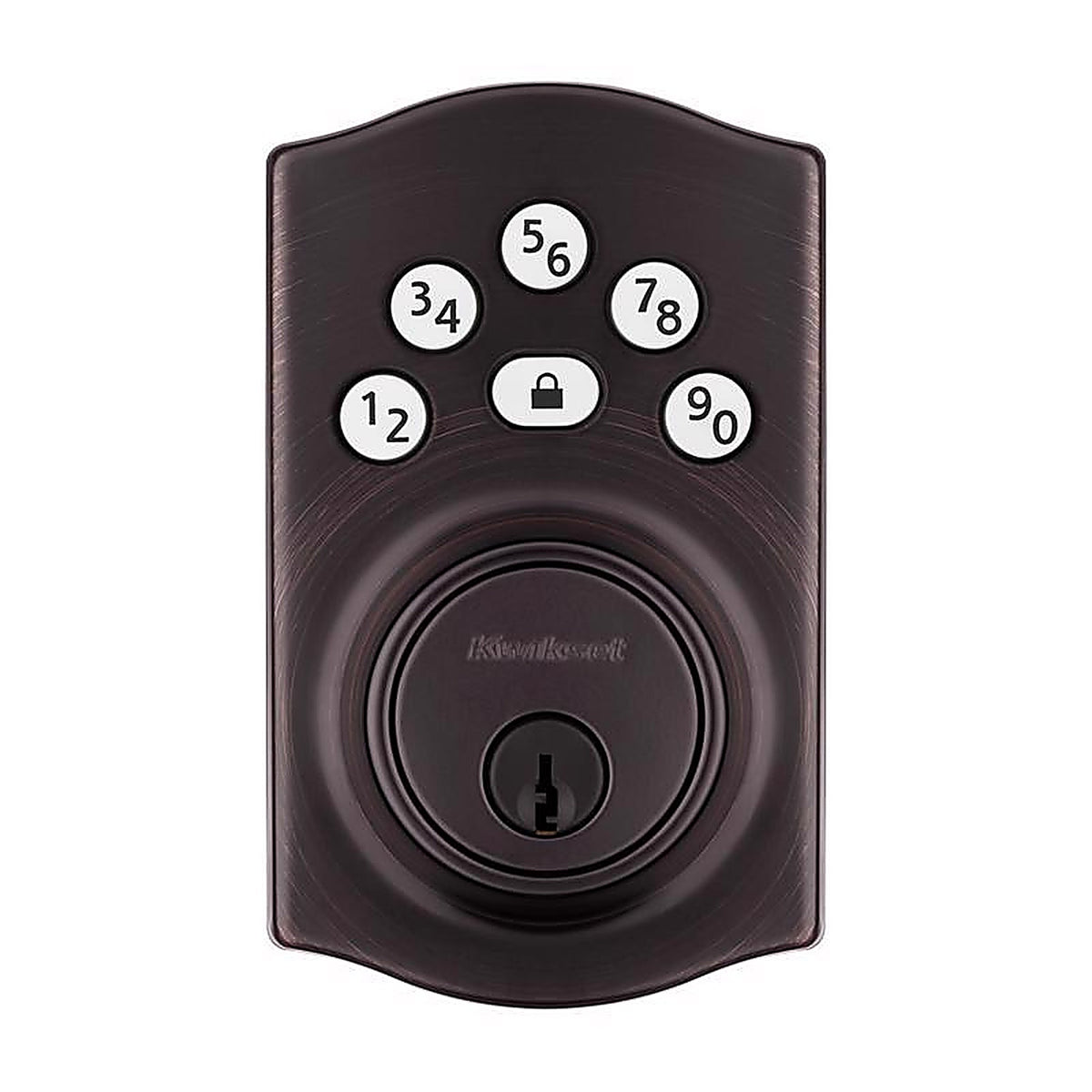 Kwikset - 992400-003 - Powerbolt Venetian Bronze Zinc Electronic Deadbolt