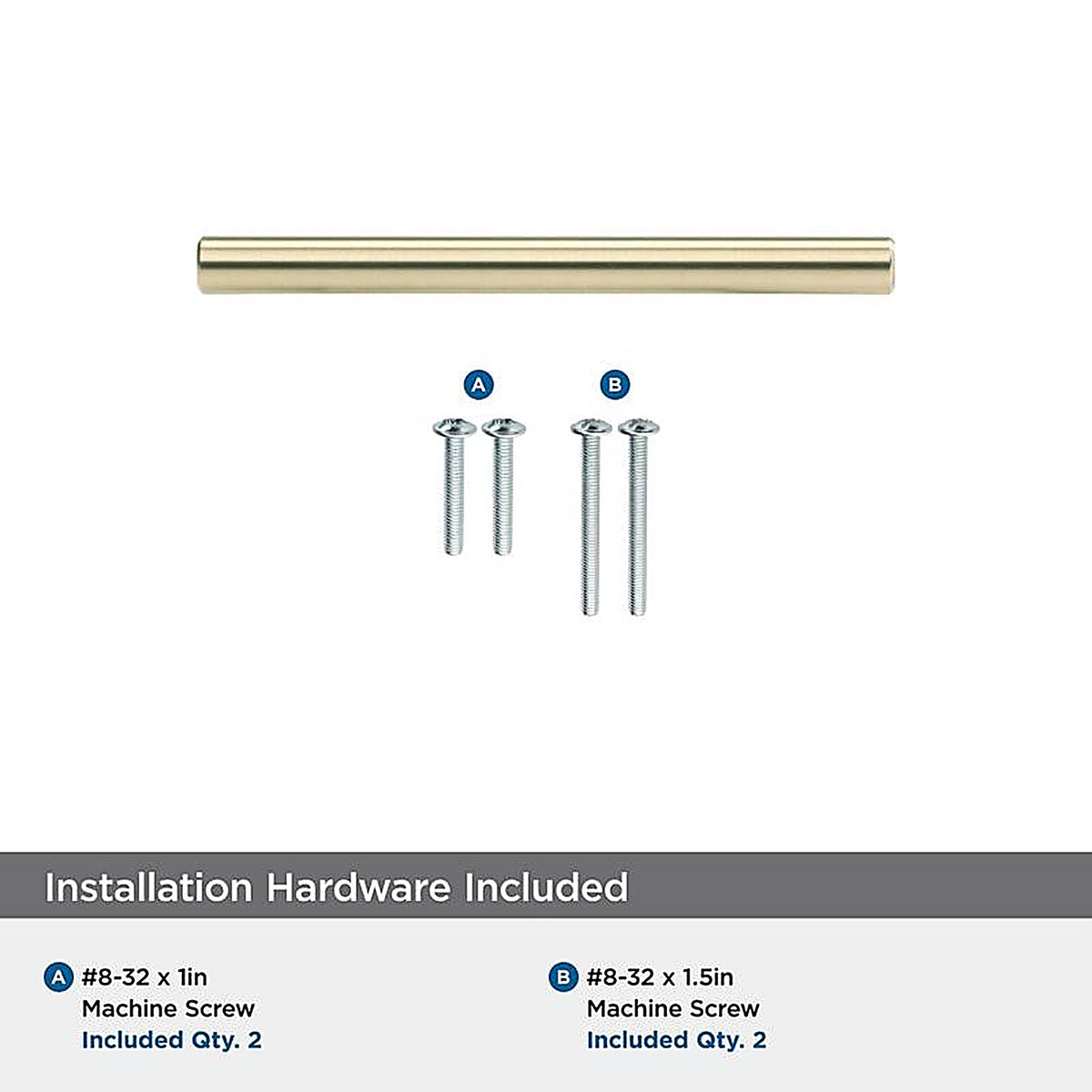 Amerock - BP40515CZ - Contemporary Bar Cabinet Pull 3 In. Champagne Bronze Gold 1 Pack