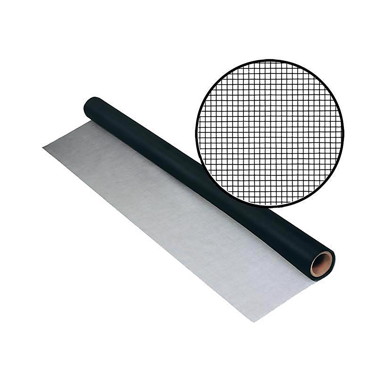 Phifer Wire - 3047305 - Ultravue 36 In. W X 84 In. L Black Polyester Screen Cloth